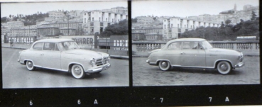 Borgward Isabella Europetour 1956 hundredthirty Photofilmstrips (4391)
